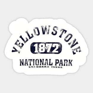 Vintage yellowstone national park 1872 Sticker